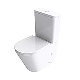 Mai & Mai® Stand-WC S108T aus Keramik spülrandloses WC 36x60,5x82,5cm bodenstehende...