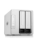 TERRAMASTER F2-210 2 Bay NAS Gehäuse Quad Core 1GB RAM DDR4 Medienserver Persönlicher...