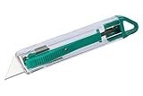 wolfcraft Sicherheits-Trapezklingen-Messer aus Kunststoff, 4135000, Zum sicheren Schneiden...