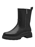 Tamaris Damen Stiefelette Vegan; BLACK, EU 39