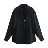CBLDF Einfarbige, Klassische Modelle für Damen, Revershemd, Trend, einfache Grundmodelle,...