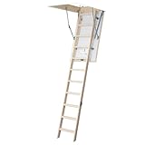 Bodentreppe │ wärmegedämmt │ 112 x 60 cm │ 3-teiliges Leiternteil │ Lichte...