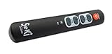 SeKi Slim schwarz lernfähige Universal-Fernbedienung mit großen Tasten - für Senioren +...
