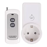 Funksteckdose Fernbedienung 220V-240V Intelligente Steckdose mit Reichweite bis 30m für...