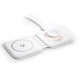 ESSAGER Wireless Charger 2 in 1 qi ladestation Faltbare induktive ladestation für...