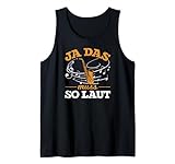 Ja das Muss So Laut Saxophon Saxophonisten Tank Top