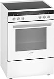 Siemens HK9R3A220 iQ300 freistehender Elektroherd mit Glaskeramik-Kochfeld / A / 60 cm /...