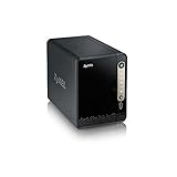 Zyxel Privater Cloud Speicher / Storage [2-Bay NAS] für zuhause - 1,3GHz Prozessor (JBOD,...