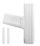 Downspout Dachrinne Y Verbinder 3X4 Standard links, Vorfachgurt 3X4 Regenrinne Fallrohr...