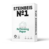 Steinbeis No. 1 Druckerpapier– DIN A4 Recycling-Papier 80 g/m², Weiß & Chlorfrei, 2500...