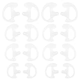8 Paar Ohrstöpsel aus Silikon, Ohrstöpsel für die meisten Spulenschlauch-Audio-Kits,...