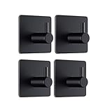Moutek - Selbstklebende Haken, Matt Aluminiumlegierung 5KG Heavy Duty Wandhaken für...
