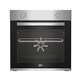 Beko BBIE12000X b100 Einbaubackofen, 66 l Volumen des Garraums, Multifunktionsofen mit 5...