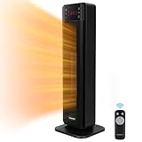 Aigostar Energiesparend Heizlüfter mit Fernbedienung, 2000W PTC Keramik Heizlüfter mit...