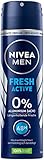 NIVEA MEN Deo Spray Fresh Active (150 ml), Deo ohne Aluminium (ACH) mit 48h Schutz,...