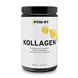 Collagen Pulver 500g, POW-R1® Bioaktives Kollagen Hydrolysat Peptide Typ1 & Typ 3, ohne...