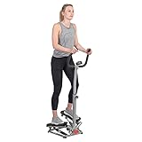 Sunny Health & Fitness Smart Twist Stair Stepper mit Lenker, Mini Stepper für Bewegung...