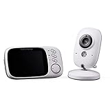 HAPPEN Nachtsicht 5M Nanny Monitor Wireless Video Babyphone Bebek Schlaflieder...