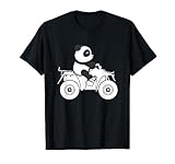 Panda Riding Quad, niedlicher Bärenreiter, der jedes Terrain liebt T-Shirt