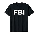 FBI T-Shirt Logo weiß - Federal Bureau of Investigation