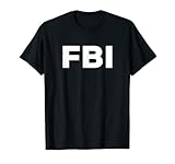 FBI T-Shirt Logo weiß - Federal Bureau of Investigation