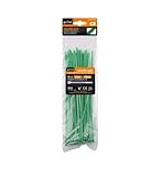 OISE ART STORE Trade Shop - Set 40 Stück Kabelbinder grün aus Kunststoff Nylon 3,6 x 150...