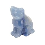 Qinlorgo Katzen-Heilstein, Safe Energy Stone Statue Body Relax Smooth für Amateure für...