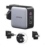 UGREEN Nexode 65W USB C Reiseladegerät Weltweit USB C Ladegerät GaN Reiseadapter...