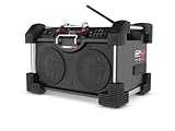 PerfectPro Baustellenradio ROCKHART 18V, AMPShare - Powered by Bosch Professional, DAB+...