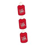ABOOFAN 3 Sets Weihnachts-Wärmflasche Weihnachts-Wärmbeutel Gestrickter Wärmbeutel...