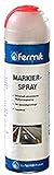 Fermit Markierspray 500ml Markierung Spray Leuchtrot