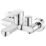 Badewannenarmatur Wannenarmatur Mischbatterie Badewanne Wasserhahn Einhebel Wandmontage...