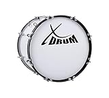 XDrum MBD-218 Marsch Bass Trommel, Fußball Pauke 18' x 12' (6,5 kg, 4 Ösen,...