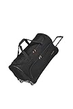 travelite 2-Rad Trolley Reisetasche Größe L, Gepäck Serie BASICS FRESH: Weichgepäck...