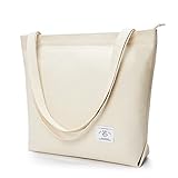 KALIDI Canvas Tasche Damen Groß Shopper Handtasche Damen Schultertasche mit...