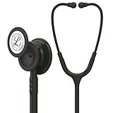 3M Littmann Classic III Stethoskop zur Überwachung, Black Edition Bruststück, schwarzer...