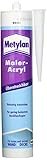 Metylan Maler-Acryl Wand & Decke, für innen und außen, weiß, überstreicbar; 1x300ml