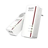 AVM FRITZ!Powerline 1260/1220 WLAN Set International, WLAN-Access Point, 1.200 MBit/s,...