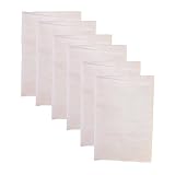 6 Stück Passiertuch Käsetuch, Tragbarer Stoff-Käsetuch-Backfilter Nut Milk Sieb...