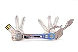 YOTEI SPIRIT® Kompakter Taschenschlüssel-Organizer – intelligenter Schlüsselanhänger...