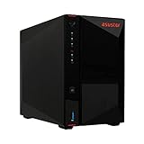 Asustor AS5402T Nimbustor 2 Gen2-2 Bay NAS Netzwerkspeicher Gehäuse, Quad-Core 2,0GHz...