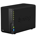 Synology DS220+ 2 Bay Desktop NAS - Netzwerkspeicher Gehäuse, Intel (2GB RAM) Windows