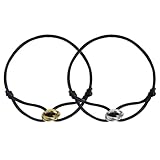 CAIHINIER 2 Stück Segeltau Damen Armband,Trinity Armband,Paar armbänder,Kordelarmband...