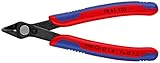 KNIPEX Electronic Super Knips, Elektronik-Seitenschneider für weiche Drähte und...