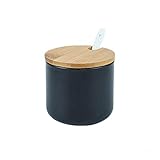 OnePine 260ml/9 oz Keramik Gewürzdosen Salztopf Keramik Zuckerdose Gewürzgläser mit...