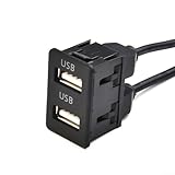 Unterputz USB A Typ Stecker auf Stecker Anschlusskabel für Auto Audio Systeme