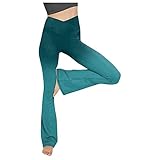 Damen Sports Leggings Slim Fit Hohe Taille Lange mit Bauchkontrolle Sport Blickdicht...