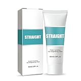 Haarglättungscreme, Protein Correcting Hair Straightening Cream, Seidige & Glänzende...