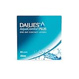 Dailies AquaComfort Plus Tageslinsen weich, 90 Stück, BC 8.7 mm, DIA 14.0 mm, -3...