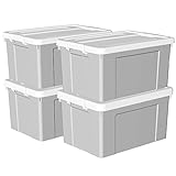 Cetomo 90 l x 4 Kunststoff-Aufbewahrungsbox, Tragetasche, Organisationsbehälter mit...